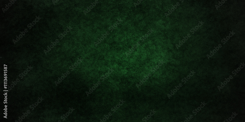 Fototapeta premium Grunge dark green rock studio stucco antique grunge spot light backdrop background. concrete distressed gradient limestone sketch wall rough blank aged texture background.