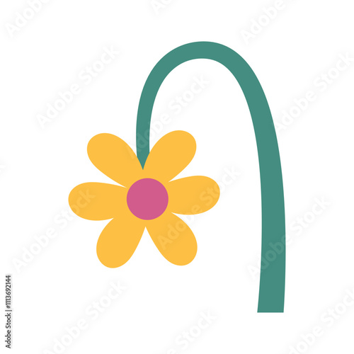 Colorful Floral Abstract Shapes Vector - 17