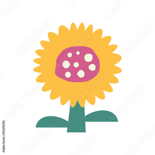 Colorful Floral Abstract Shapes Vector - 19