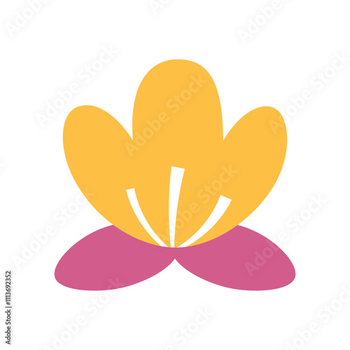 Colorful Floral Abstract Shapes Vector - 03