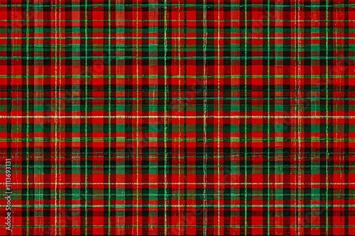 Classic Christmas plaid background