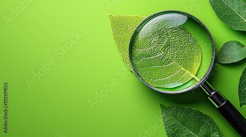 Exploring nature a vibrant green leaf magnified close-up photography lush environment macro viewpoint leaf anatomy for scientific analysis