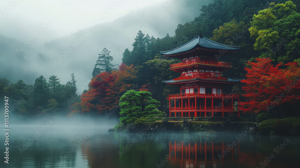 the nature of Japan. the architecture of Japan. Japanese city the nature of Japan. the architecture of Japan. Japanese city