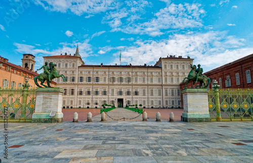 Le palais royal, Turin, Piémont, Italie
