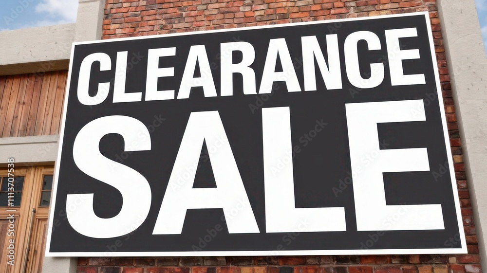 Fototapeta premium Clearance sale template banner background for half discount price label sign for marketing, brochure, shop discount, promotion, Background, Flash sale Big Discount Banner Hot Deals Limited Stock Sale 