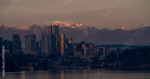Cityscape at Sunset