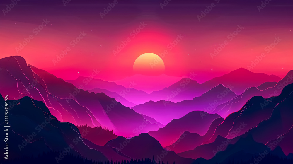 Obraz premium Gradient backgrounds