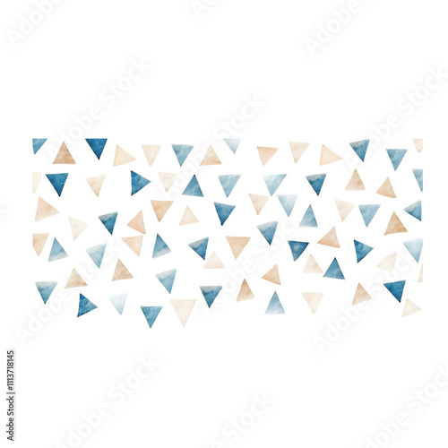 Abstract Triangles Pattern Design