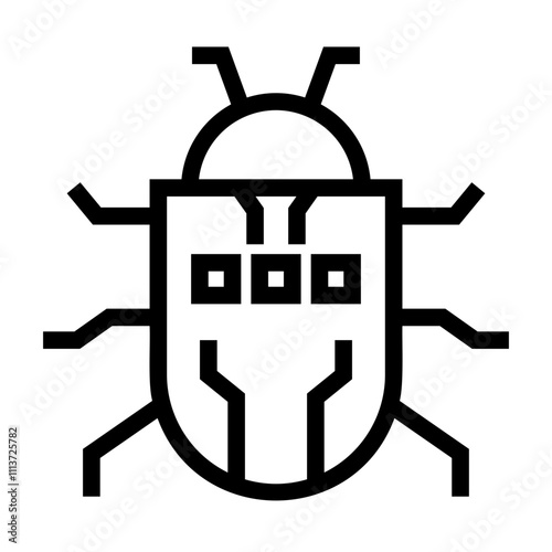 infected Line Icon