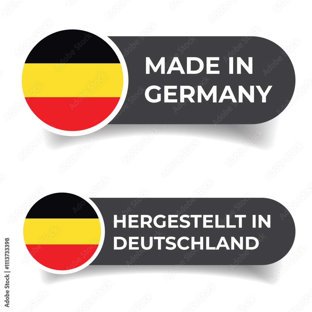 Fototapeta premium Made in Germany label stamp