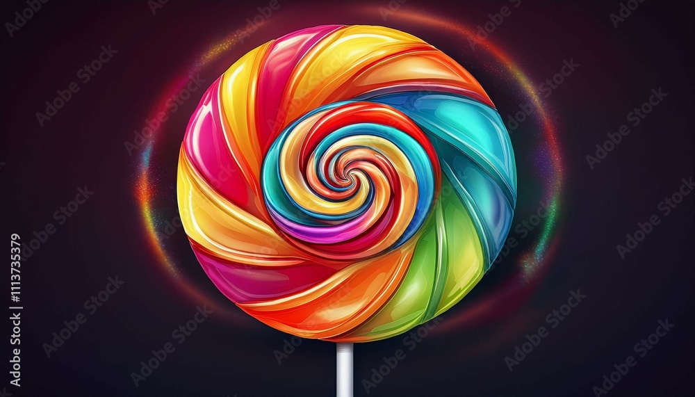 lollipop isolated on black lollipop isolated on black