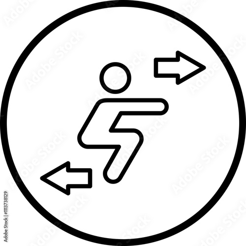 Squat Icon Style