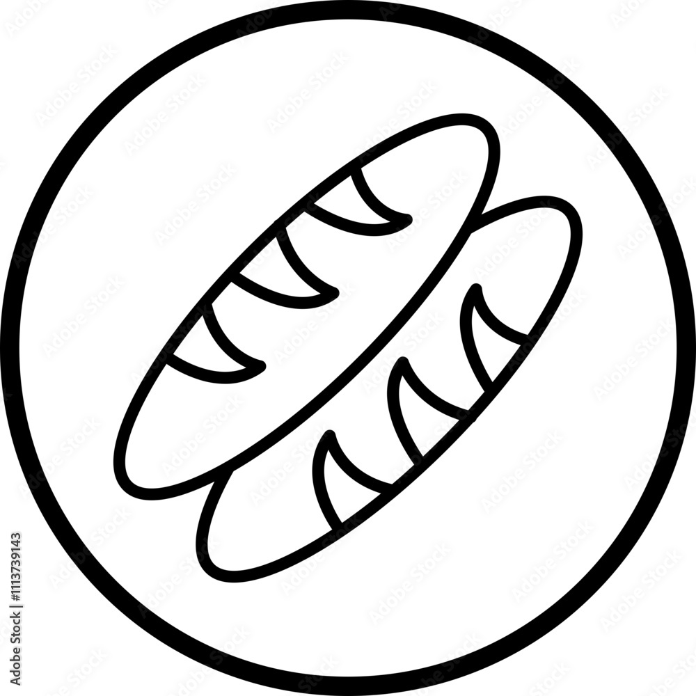 Baguette Icon Style
