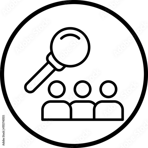Hiring Staff Icon Style