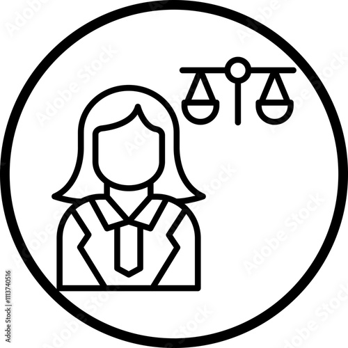 Defendant Female Icon Style