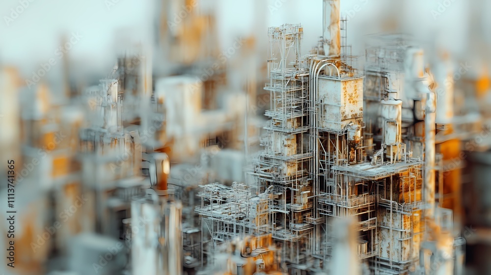 Rusty Industrial Metropolis: A Post-Apocalyptic Digital Landscape Rusty Industrial Metropolis: A Post-Apocalyptic Digital Landscape