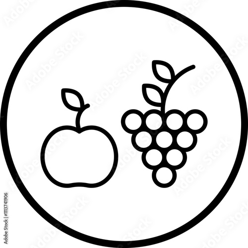 Low Fat Diet Icon Style