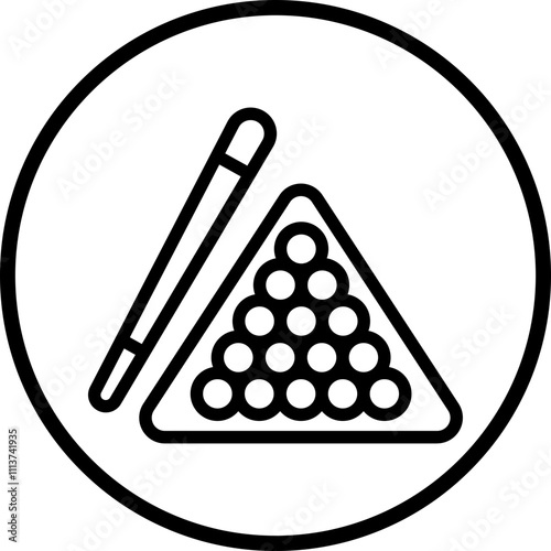 Billiards Icon Style