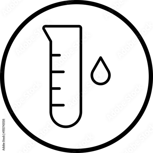 Graduated Cylinder Icon Style