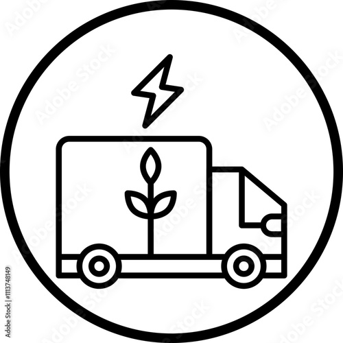 Eco Transport Icon Style