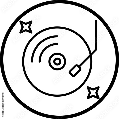 Vynil Icon Style
