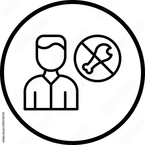 Anorexia Nervosa Icon Style