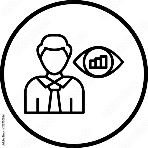 Business Vision Icon Style