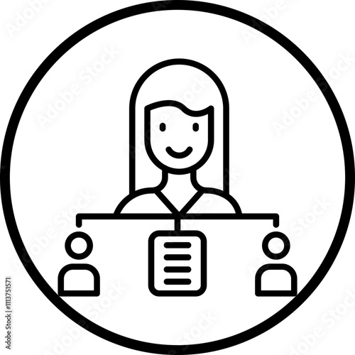 Delegation Of Work Icon Style