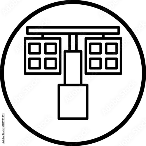 Stadium Lights Icon Style