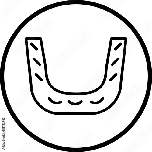 Mouth Guard Icon Style
