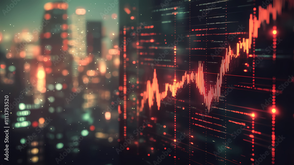 Fototapeta premium Booming Stock Market