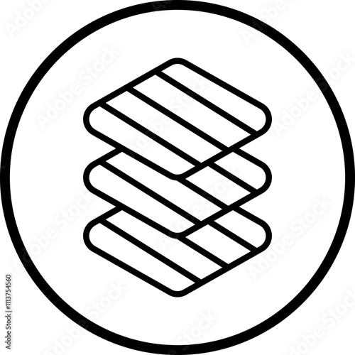 Fabric Layers Icon Style