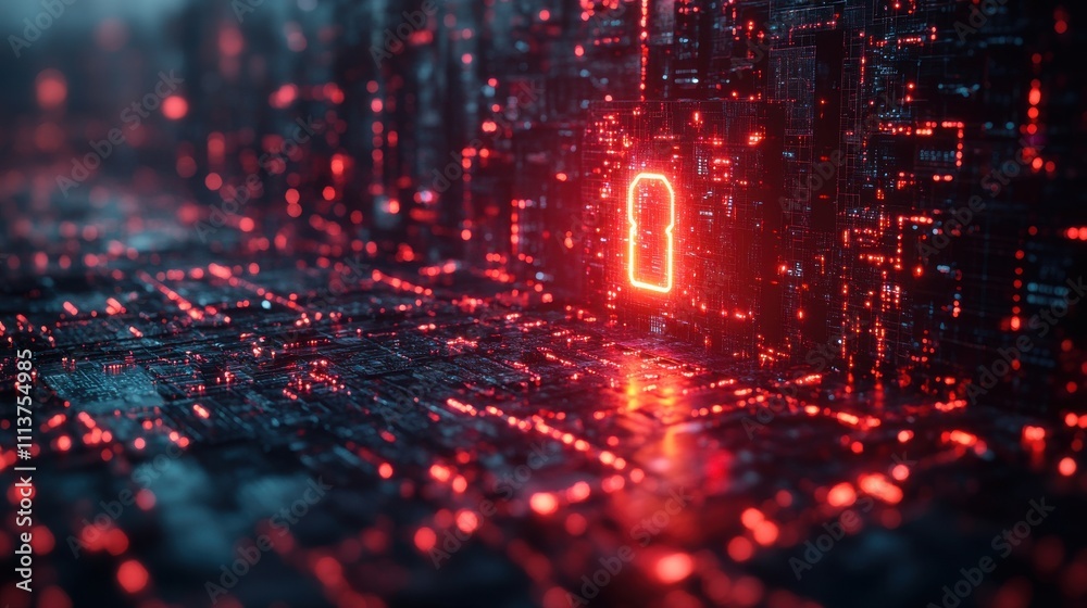 Naklejka premium system warning error popup and maintenance showing cyber attack on online network error system cybersecurity vulnerability data breach illegal connection compromised informatio