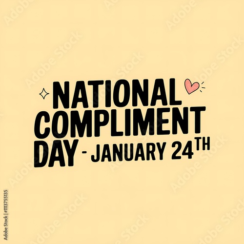 National Compliment Day Celebrated on January Twenty Fourth photo