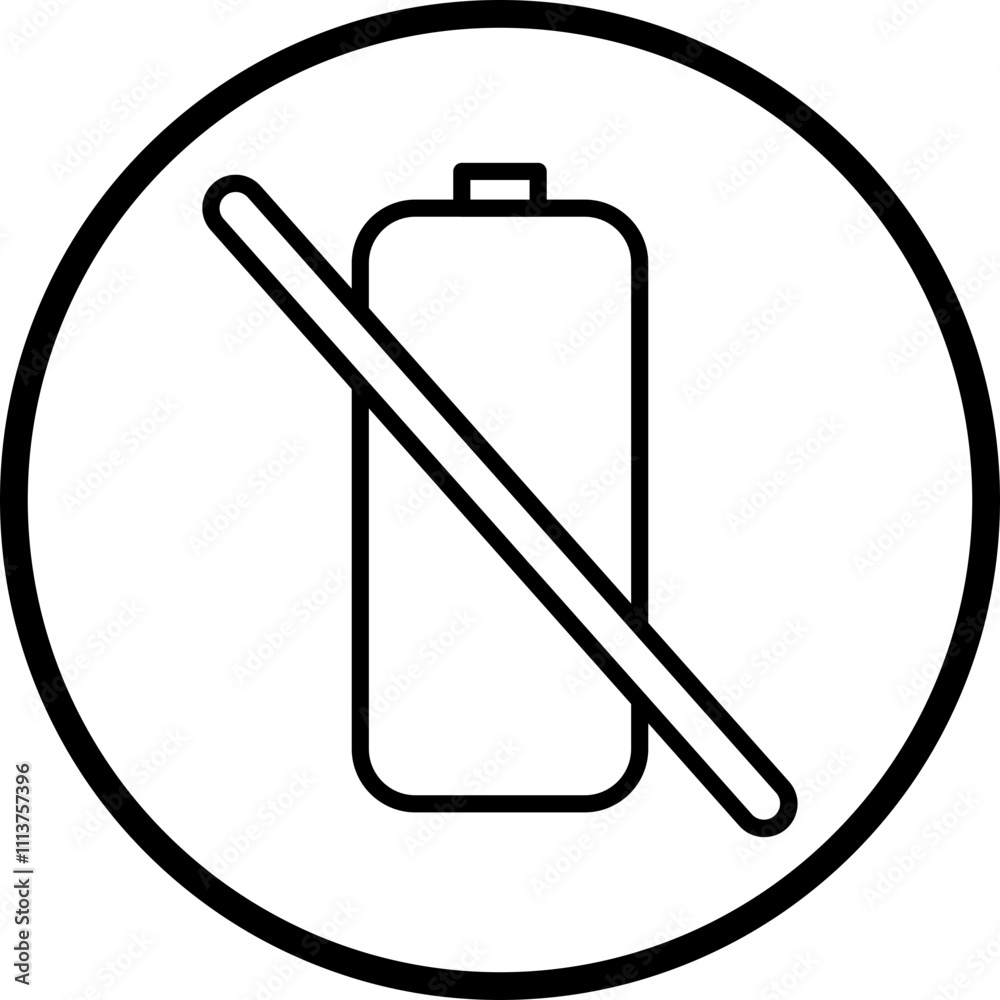 No Battery Icon Style No Battery Icon Style