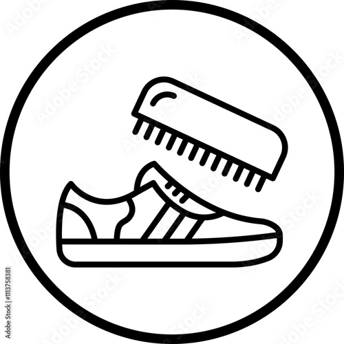 Polish Brush Icon Style