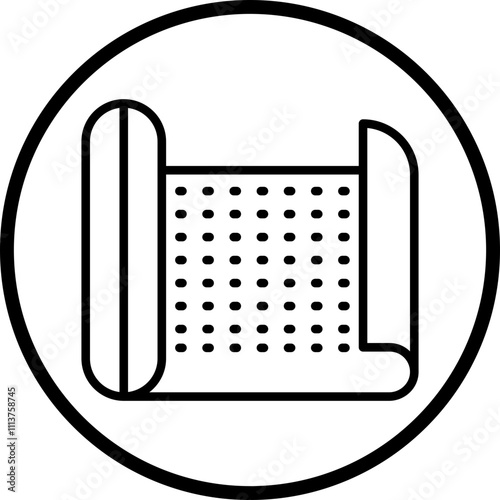 Sand Paper Icon Style