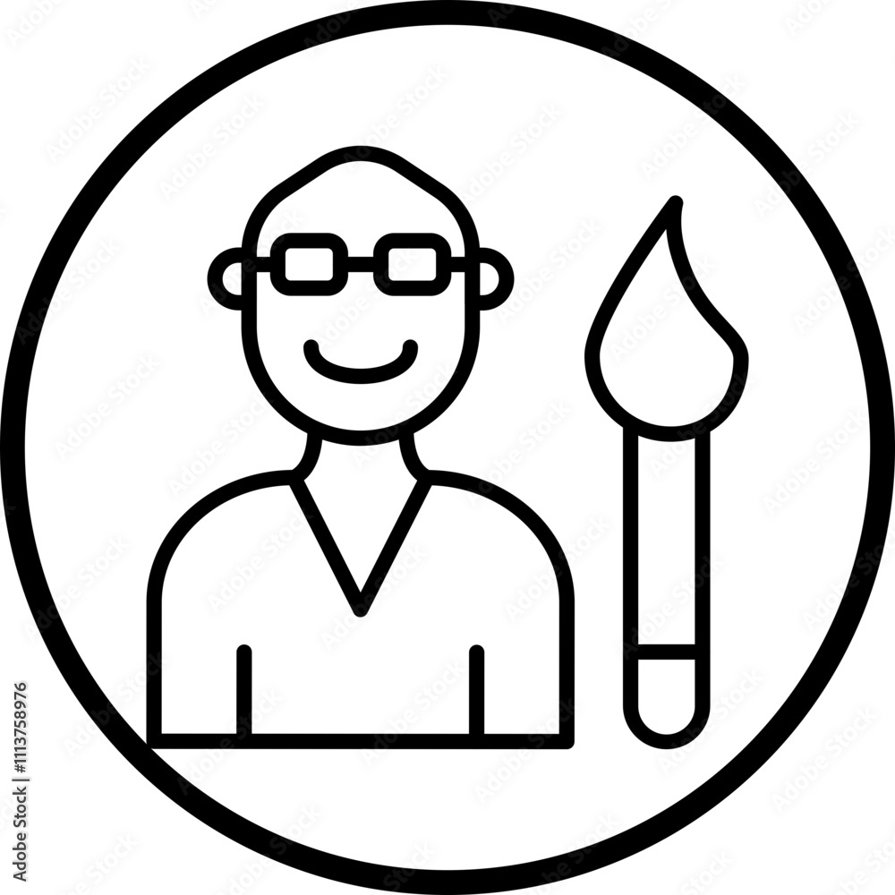 Art Director Icon Style