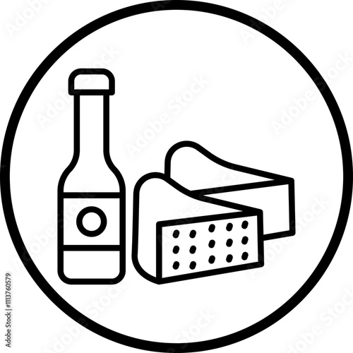 Food and Beer Icon Style
