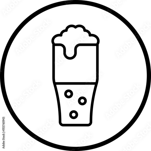 Pint of Beer Icon Style