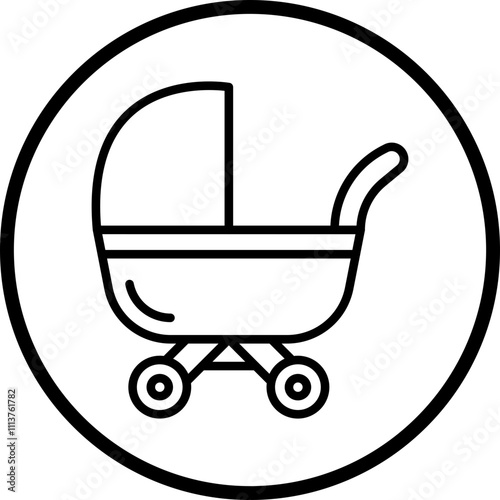 Stroller Icon Style