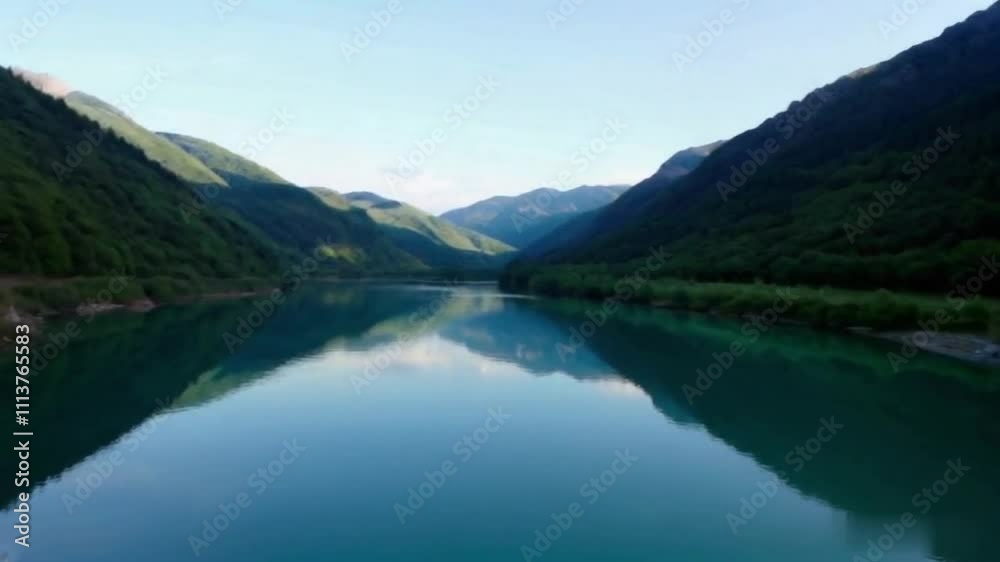 An immaculately clean lake An immaculately clean lake