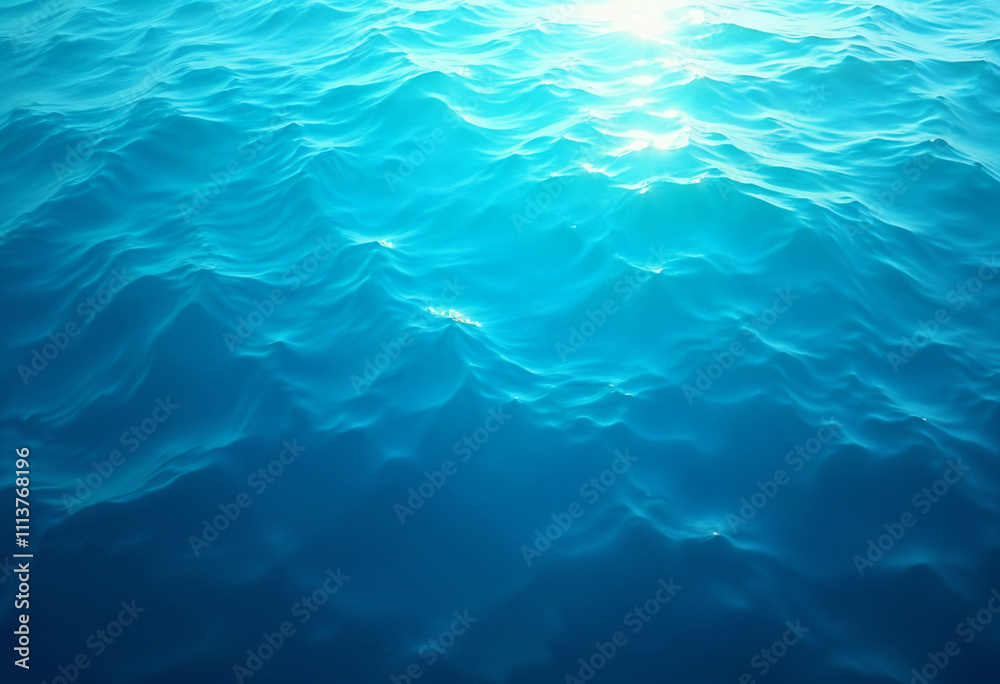 Obraz premium Abstract background blue sea texture grainy