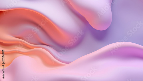Wallpaper Mural Abstract Pastel Pink Purple Swirling Waves Background Torontodigital.ca