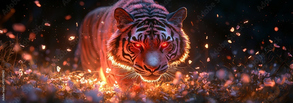 A banner with a futuristic tiger design. An electrified tiger. A tiger powered by electricity. Digital representations of tigers. Sci-fi tiger illustrations. Cybersecurity animal motifs. A banner. A banner with a futuristic tiger design. An electrified tiger. A tiger powered by electricity. Digital representations of tigers. Sci-fi tiger illustrations. Cybersecurity animal motifs. A banner.