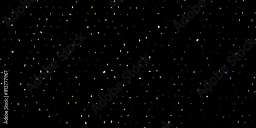 Abstract dots in the shape of is simply designed on this modern black background.