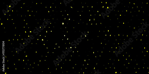 Abstract dots in the shape of is simply designed on this modern black background.