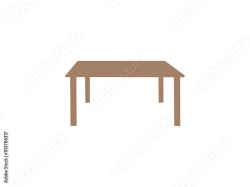 Table vector set collection graphic clipart design.Tables furniture of wood.Wooden table isolated illustration. illustration, vector on white background.Element for your design.Collection of table sil