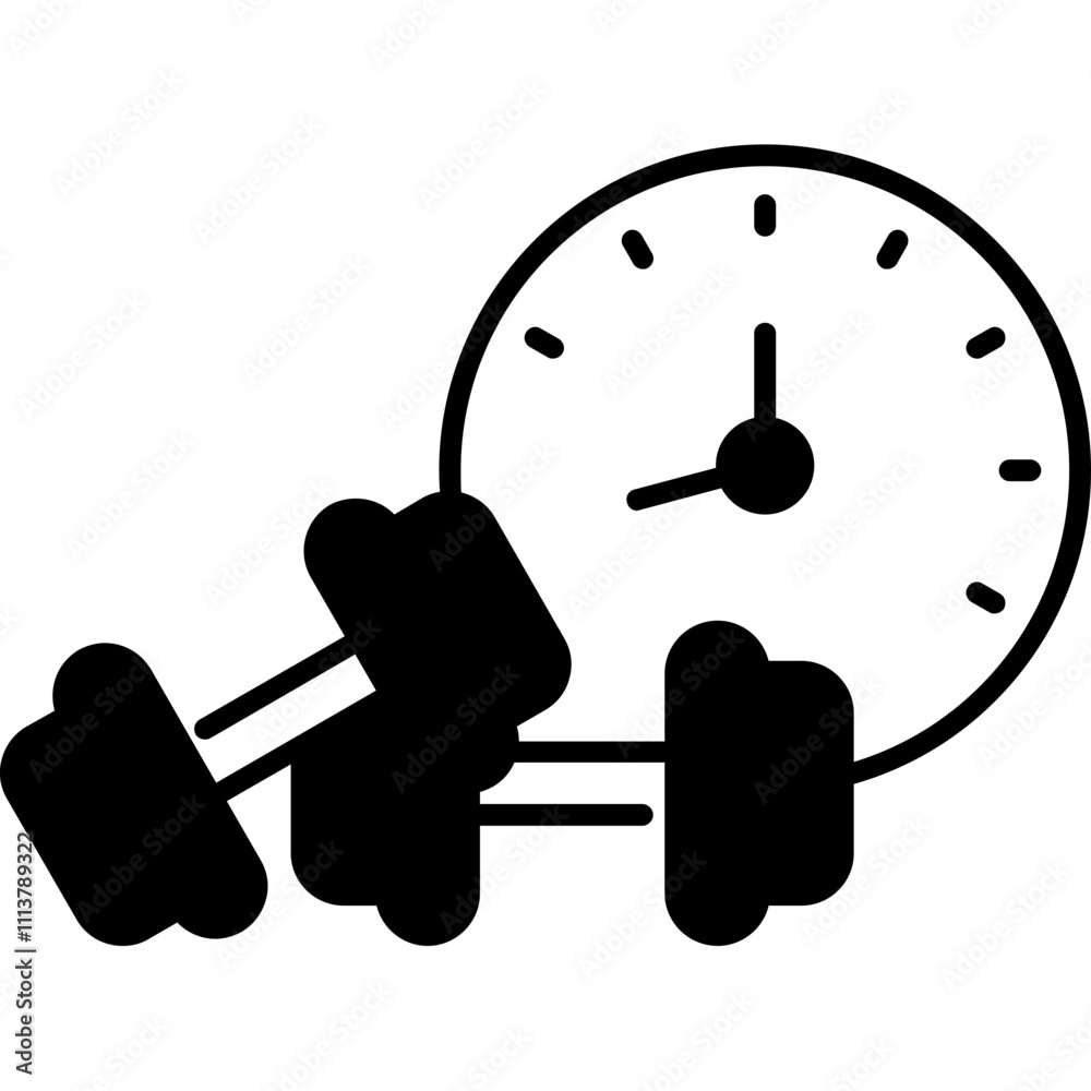 Gym Timer Icon Gym Timer Icon