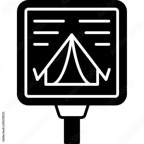 Tent Camping Area Icon